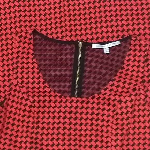 Collective Concepts houndstooth stretchy cotton blend dress sz LG - Picture 5 of 7